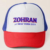 Zohran Mamdani for NYC Mayor Funny Cool Trendy  Trucker Pet (Voorkant)