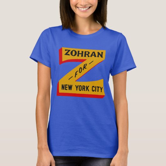 Zohran Mamdani NYC Mayor Shirt,2025 Campaign Tee T-shirt (Voorkant)