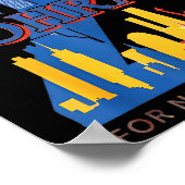 Zohran Mamdani  Poster (Hoek)