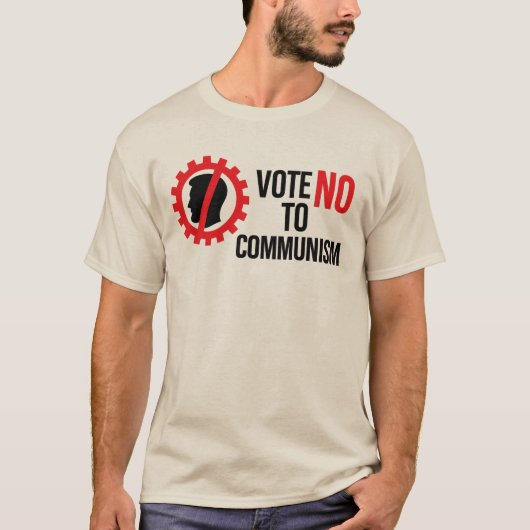 Zohran Mamdani Stem nee tegen communisme  T-shirt (Voorkant)