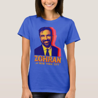 Zohran Mamdani T-shirt Stem Zohran voor Burgemeest