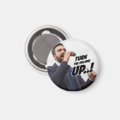 Zohran Mamdani - Turn the Volume Up Magneet (Voorkant / Achterkant)