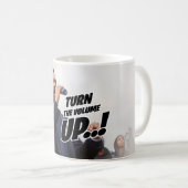 Zohran Mamdani - Turn the Volume Up Mug Koffiemok (Voorkant rechts)