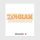 Zohran Mamdani Voor Burgemeester 2025 Zohran Mamda Sticker (Vel)