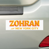 Zohran Mamdani voor burgemeester New York Bumpersticker (Op auto)