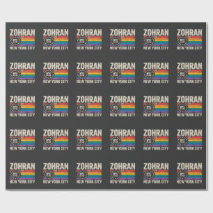 Zohran Mamdani Voor NYC Burgemeester LGBTQ Democra Cadeaupapier