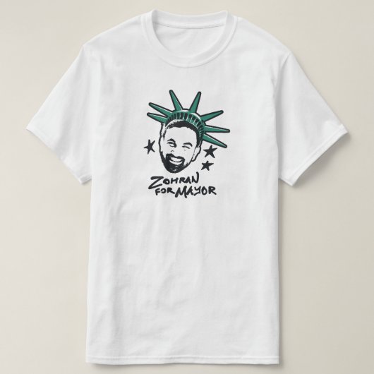 ZOHRAN VOOR BURGEMEESTER LICHT T-SHIRT (Design voorkant)