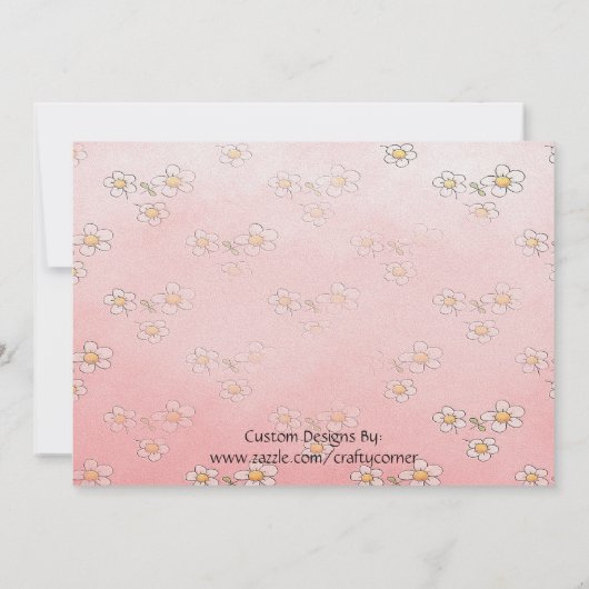 Zoiets als de geboorteaankondiging van de Baby van Aankondiging (Achterkant)