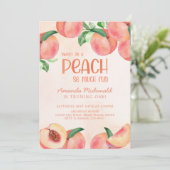 Zoiets als een perzik die zo leuk is op de dag van kaart (Staand voorkant)