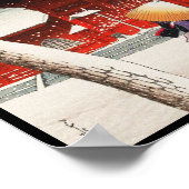 Zôjô-ji Temple in Shiba 20 Uitzichten Tokyo Poster (Hoek)