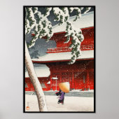 Zôjô-ji Temple in Shiba 20 Uitzichten Tokyo Poster (Voorkant)