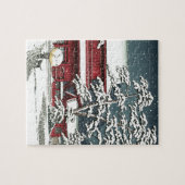 "Zojoji in Snow" door Kawase Hasui 川 巴 水 Legpuzzel (Horizontaal)