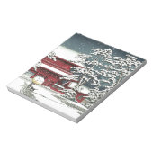 "Zojoji in Snow" door Kawase Hasui 川 巴 水 Notitieblok (Linkerzijde)