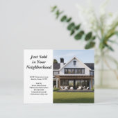 Zojuist verkocht vastgoedbedrijf Custom House Foto Briefkaart (Staand voorkant)