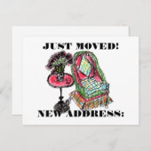 ZOJUIST VERPLAATST NAAR NIEUW ADRES BRIEFKAART (Voorkant / Achterkant)