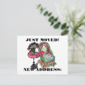 ZOJUIST VERPLAATST NAAR NIEUW ADRES BRIEFKAART (Staand voorkant)
