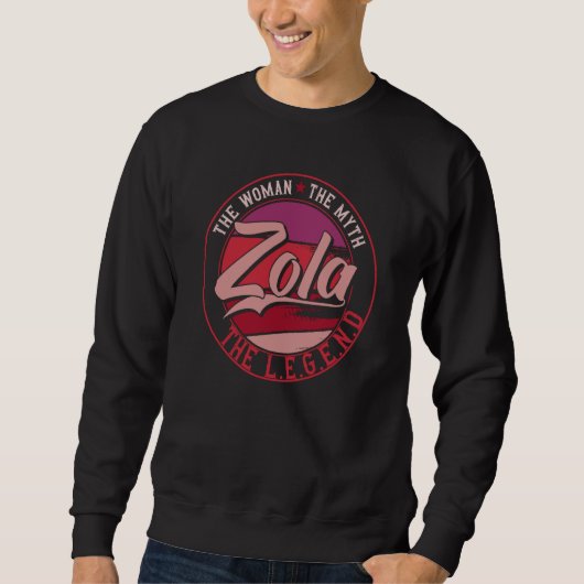 Zola de dame van mythe de legende trui (Voorkant)