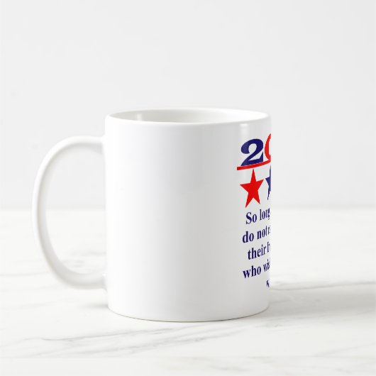 Zolang het de mensen niet scheelt - een politieke  koffiemok (Links)