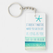 Zolang je naar het Beach Sleutelhanger gaat (Voorkant)