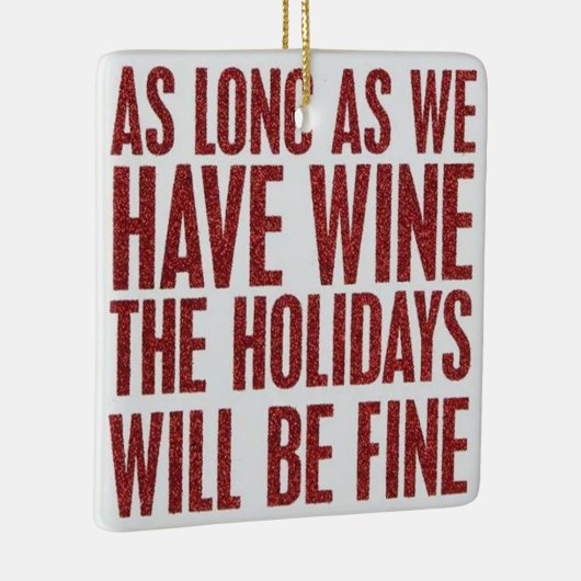 ZOLANG WE OVER WIJNBOUW BESCHIKKEN, ZULLEN DE FEES KERAMISCH ORNAMENT (Rechts)