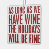 ZOLANG WE OVER WIJNBOUW BESCHIKKEN, ZULLEN DE FEES KERAMISCH ORNAMENT (Links)