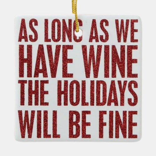 ZOLANG WE OVER WIJNBOUW BESCHIKKEN, ZULLEN DE FEES KERAMISCH ORNAMENT (Voorkant)