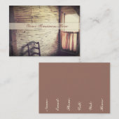 Zolder Antiek geïnspireerde chique zonovergoten ra Visitekaartje (Voorkant / Achterkant)