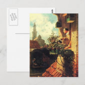 zolderraam met  beweegredenen briefkaart (Voorkant / Achterkant)