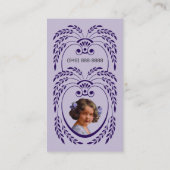 Zollie in Paars Visitekaartje (Achterkant)