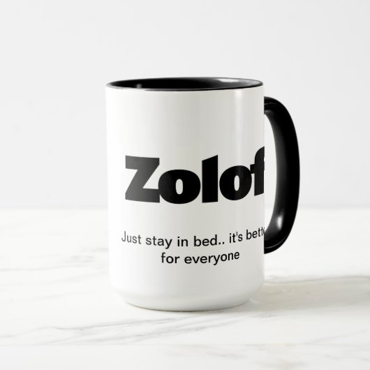 Zoloft Mok (Voorkant rechts)