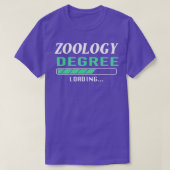Zology Degree loading for future zoologist T-shirt (Design voorkant)