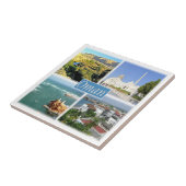 zOM005 OMAN collage, Azië, Tegeltje (Zijkant)