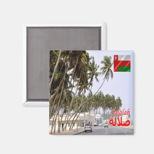 zOM007 SALALAH, Oman, Azië, Fridge Magneet (Voorkant / Achterkant)