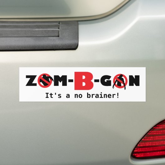 Zom-B-Gon, Bumpersticker (Op auto)