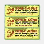 Zom-B-Gone Urban Zombie Verwijdering Magneet (Voorkant)