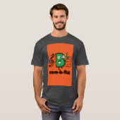 Zom-B-vlak Halloween T-shirt (Voorkant volledig)