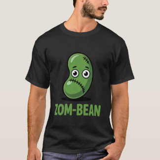 Zom Bean Grappige Zombie Eten Woordspeling Schatti T-shirt