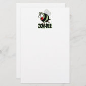 Zom-Bee Briefpapier (Voorkant / Achterkant)