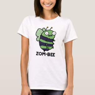 Zom-bee Funny Halloween Zombie Bee Pun T-shirt