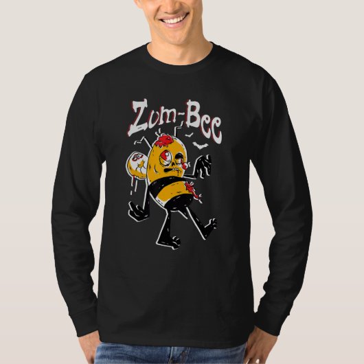 Zom bee Honeybee Trick Or Treating Bee Lover Hallo T-shirt (Voorkant)