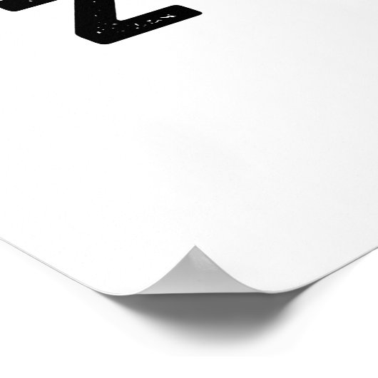 Zom-beef Funny Halloween Zombie Meat Pun Poster (Hoek)