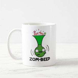 Zom-beep Funny Halloween Zombie Honker Pun Koffiemok
