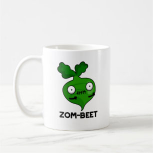 Zom-beet Funny Halloween Zombie Beet Pun Koffiemok