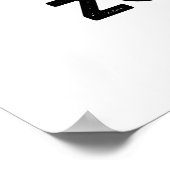 Zom-beet Funny Halloween Zombie Beet Pun Poster (Hoek)