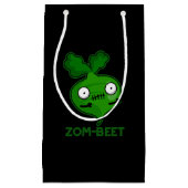 Zom-beet Funny Zombie Beet Pun Dark BG Klein Cadeauzakje (Voorkant)