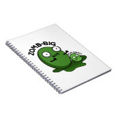 Zom-big Zom-small Funny Halloween Zombie Pun Notitieboek (Rechterzijde)