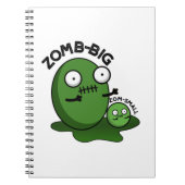 Zom-big Zom-small Funny Halloween Zombie Pun Notitieboek (Voorkant)