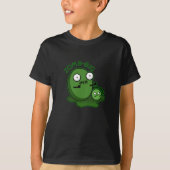 Zom-big Zom-small Funny Halloween Zombie Pun T-shirt (Voorkant)