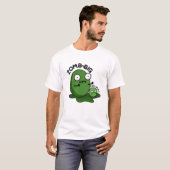 Zom-big Zom-small Funny Halloween Zombie Pun T-shirt (Voorkant volledig)