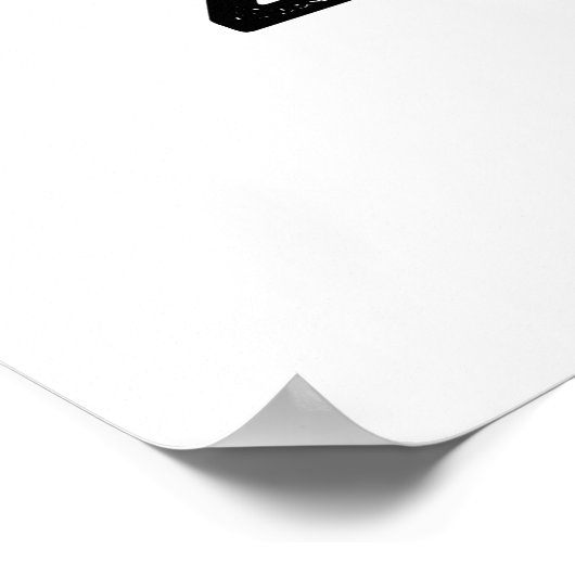 Zom-boon Funny Halloween Zombie Bean Pun Poster (Hoek)